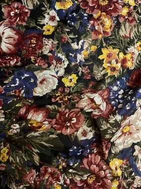 Cotton/Linen blend Floral fabric from Japan - 3 yards - 56” width